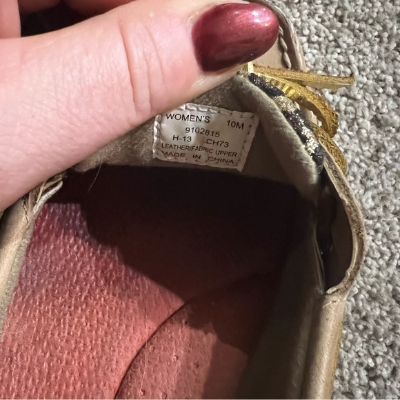 Sperry Top-Sider Angelfish Sparkle Leopard boat/deck shoe #9102815 size 10M - Picture 8 of 8